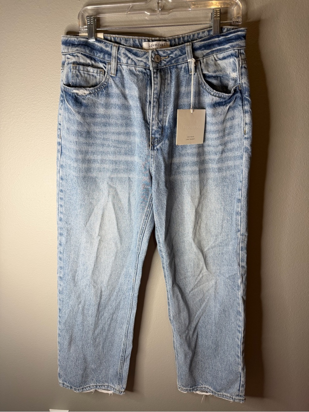 Lovervet Light Wash slim wide 90s 31/11